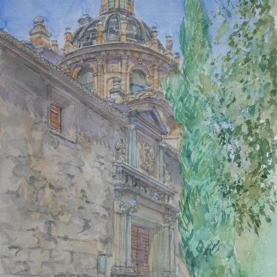Vista lateral de San Justo y Pastor en Granada | 56x38 | 950€